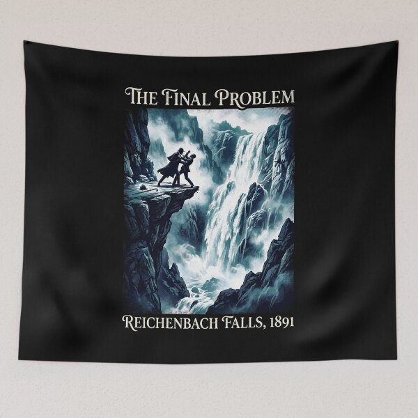 Item preview, The Final Problem Reichenbach Falls 1891 Sherlock Holmes designed and sold by Fenay Designs.