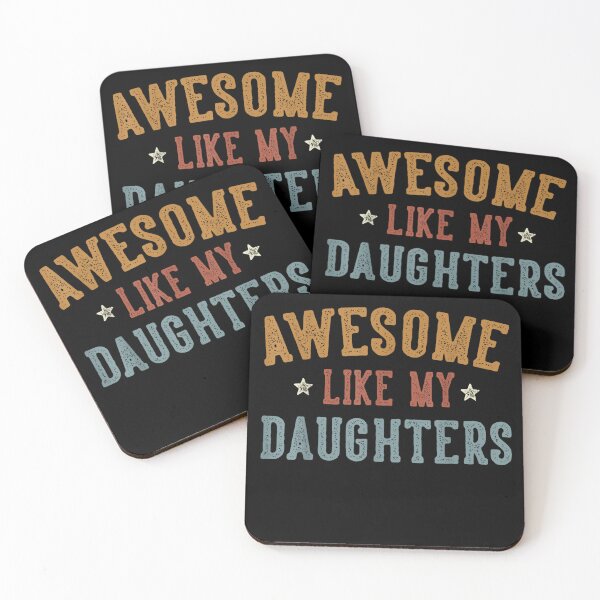 Item preview, awesome like my daughter funny men dad father's day  designed and sold by CAnastazyshop.