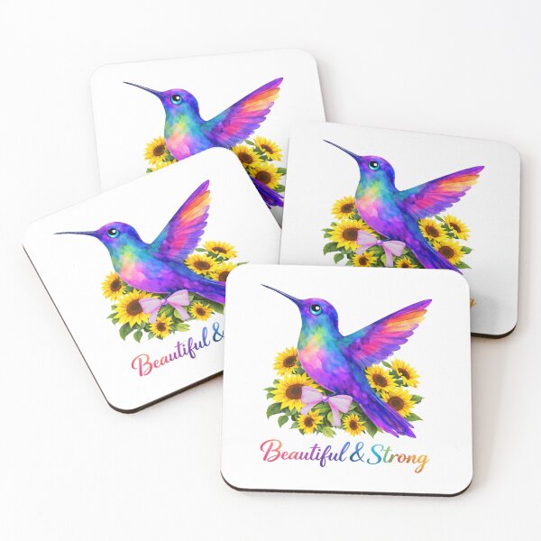 Item preview, Beautiful & Strong Hummingbird Sunflower Design designed and sold by Aimetoi.