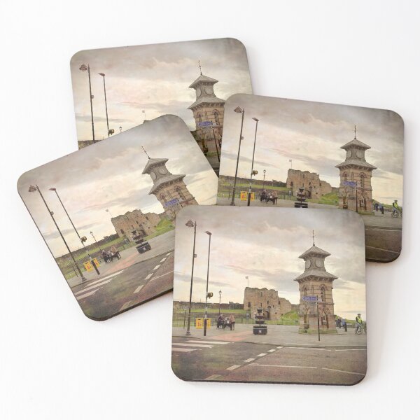 Item preview, Tynemouth Castle and Distinctive Clock Tower designed and sold by Violaman.