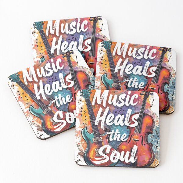 Item preview, Music heals - positive vibe designed and sold by GUNAPRIYAA.