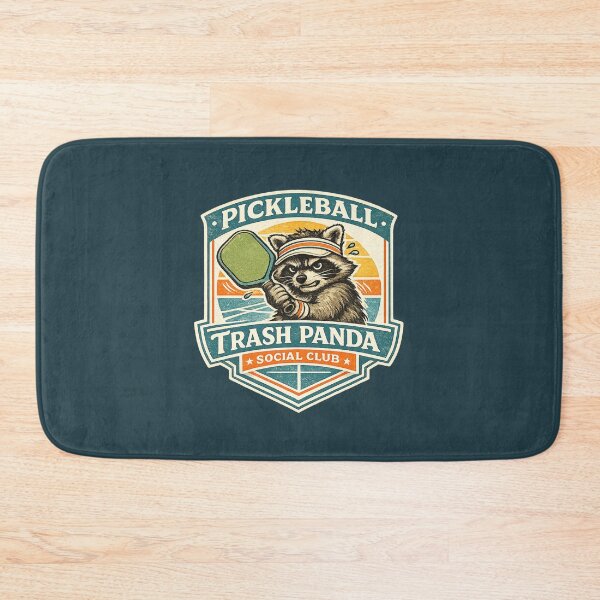 Item preview, Pickleball Trash Panda Social Club Retro Court Humor Graphic designed and sold by Bratak.