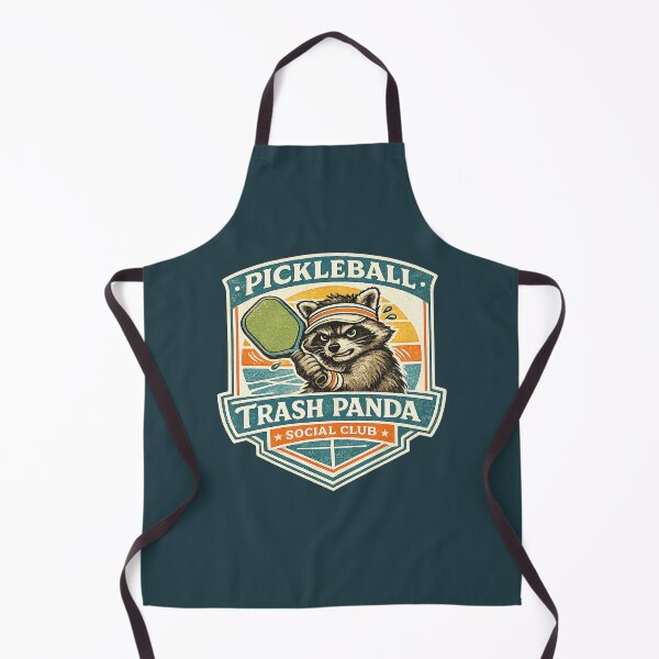 Item preview, Pickleball Trash Panda Social Club Retro Court Humor Graphic designed and sold by Bratak.