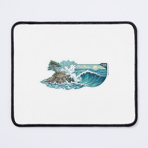 Item preview, Venti Retro Beach Wave Landscape Design designed and sold by Venti waves.
