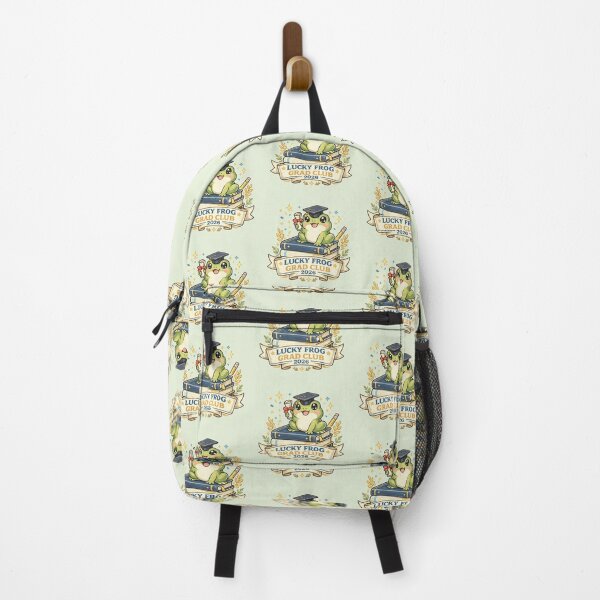 Item preview, Lucky Frog Grad Club 2026 Cute Collegiate Graduation Art designed and sold by Bratak.