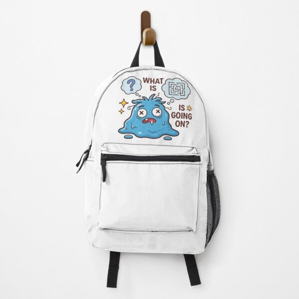 Item preview, Confused Blue Character What Is Going On designed and sold by bhaveshsticker.