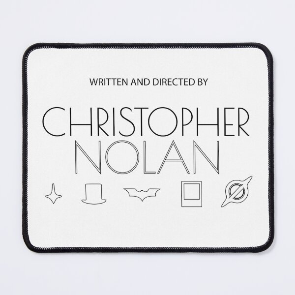 Item preview, Written and Directed by Christopher Nolan designed and sold by Filmaholic.