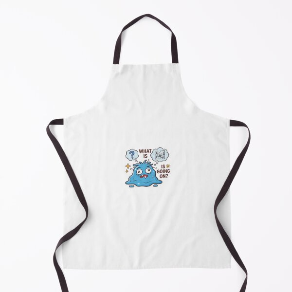 Item preview, Confused Blue Character What Is Going On designed and sold by bhaveshsticker.