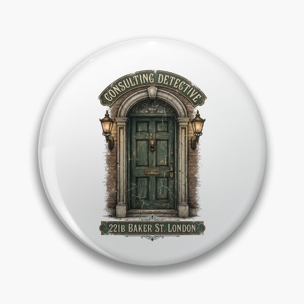 Item preview, Consulting Detective 221B Baker St London Sherlock Holmes designed and sold by Fenay Designs.