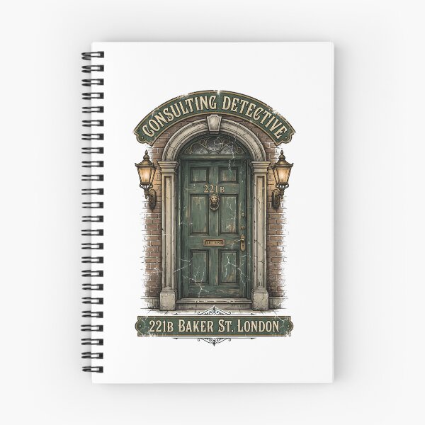 Item preview, Consulting Detective 221B Baker St London Sherlock Holmes designed and sold by Fenay Designs.