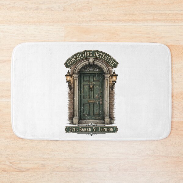 Item preview, Consulting Detective 221B Baker St London Sherlock Holmes designed and sold by Fenay Designs.