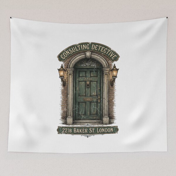 Item preview, Consulting Detective 221B Baker St London Sherlock Holmes designed and sold by Fenay Designs.