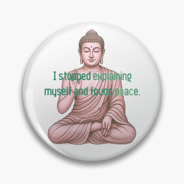 Item preview, Finding Peace Within | Buddha Illustration & Quote designed and sold by Miheerala.
