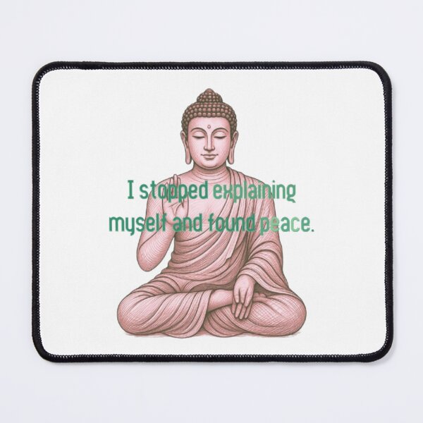 Item preview, Finding Peace Within | Buddha Illustration & Quote designed and sold by Miheerala.