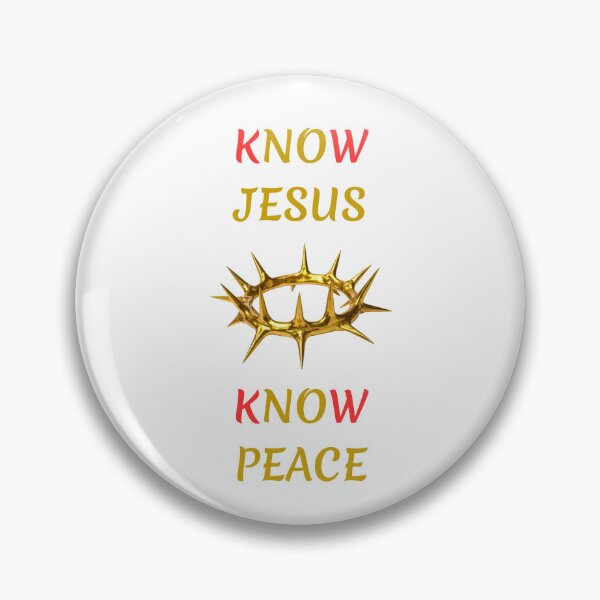 Item preview, Know Jesus Know Peace designed and sold by ArthursDesigns.