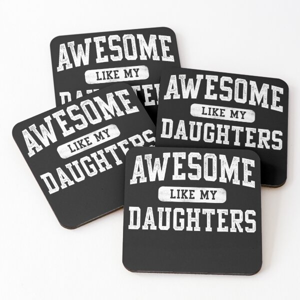 Item preview, awesome like my daughters father's day dad gifts funny  designed and sold by CAnastazyshop.