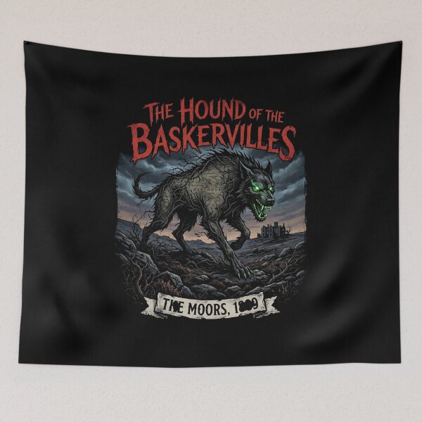 Item preview, The Hound Of The Baskervilles The Moors 1889 Sherlock Holmes designed and sold by Fenay Designs.