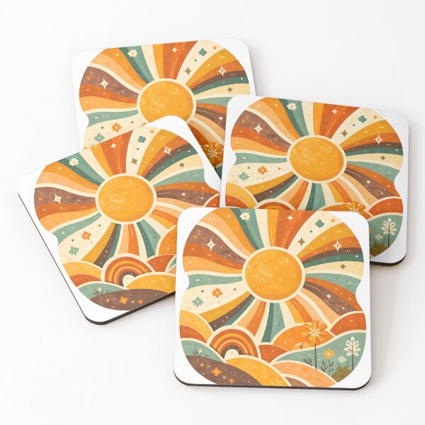 Item preview, Retro Sunburst Valley  designed and sold by Jaideep Walia.