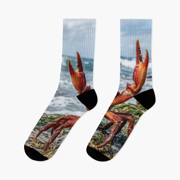 Item preview, Crab raising its claws towards the sky. designed and sold by Malisa345.