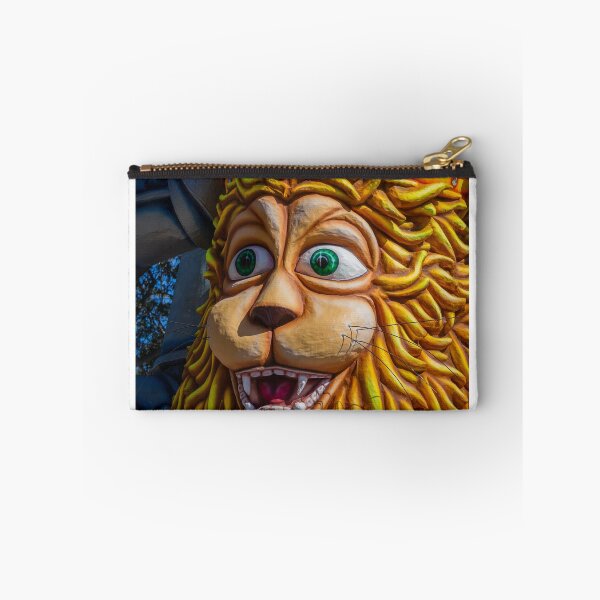 Item preview, Colorful Carnival Float Sculpture With Expressive Masked Face And Wood-Like Texture At Festival designed and sold by Nmallia.