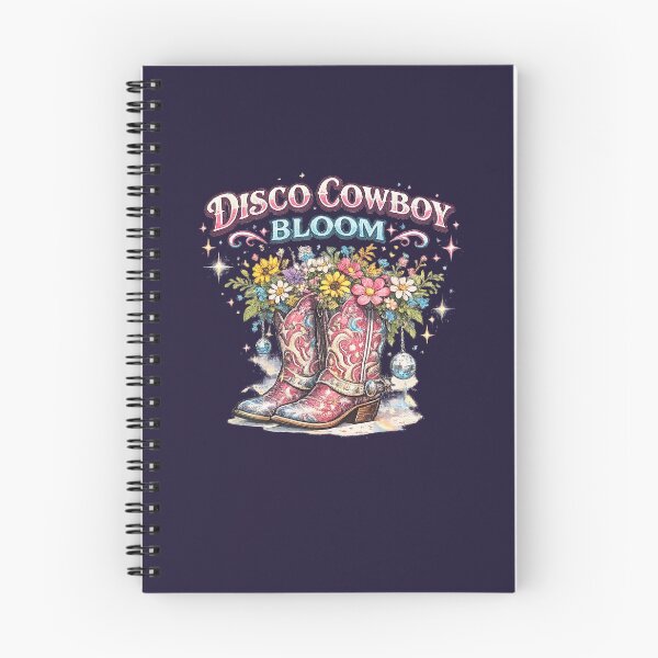 Item preview, Disco Cowboy Bloom Western Festival Floral Neon Artwork designed and sold by Bratak.