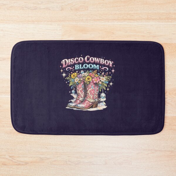Item preview, Disco Cowboy Bloom Western Festival Floral Neon Artwork designed and sold by Bratak.