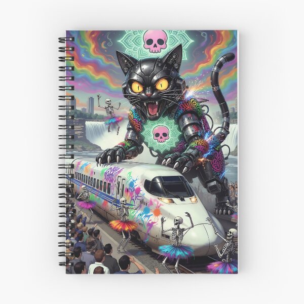 Item preview, Mecha Cat Attacks! designed and sold by Niagara-ReVolt.