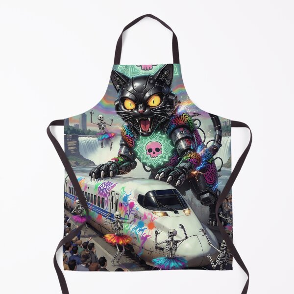 Item preview, Mecha Cat Attacks! designed and sold by Niagara-ReVolt.