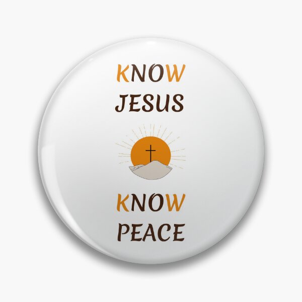 Item preview, Know Jesus Know Peace designed and sold by ArthursDesigns.