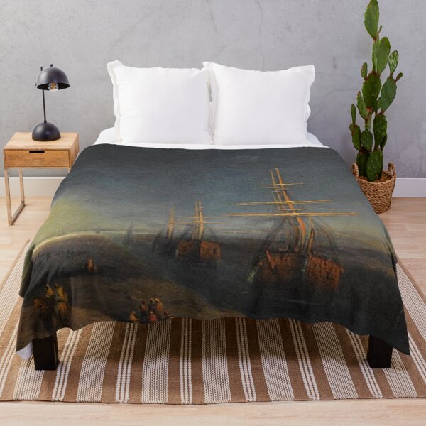 Item preview, Ships Passing Through a Canal in Moonlight designed and sold by SharonTheFirst.