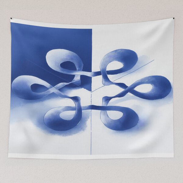 Item preview, 007-002 Indigo Equilibrium, Image 2 of 3 designed and sold by nikoart001.