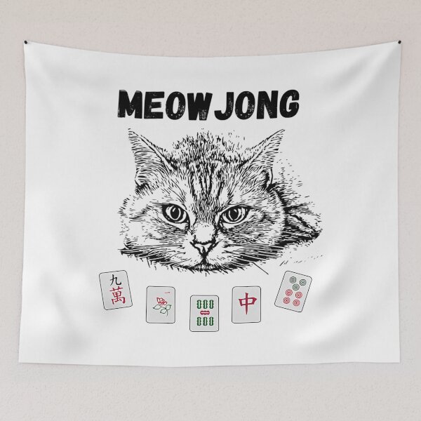 Item preview, Meowjongs Cat designed and sold by Denikks.