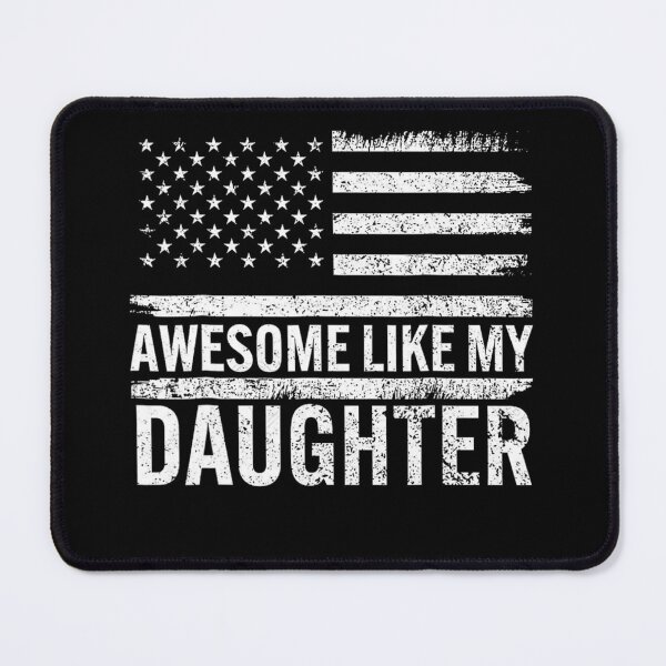 Item preview, awesome like my daughter gifts men funny father's day dad designed and sold by CAnastazyshop.