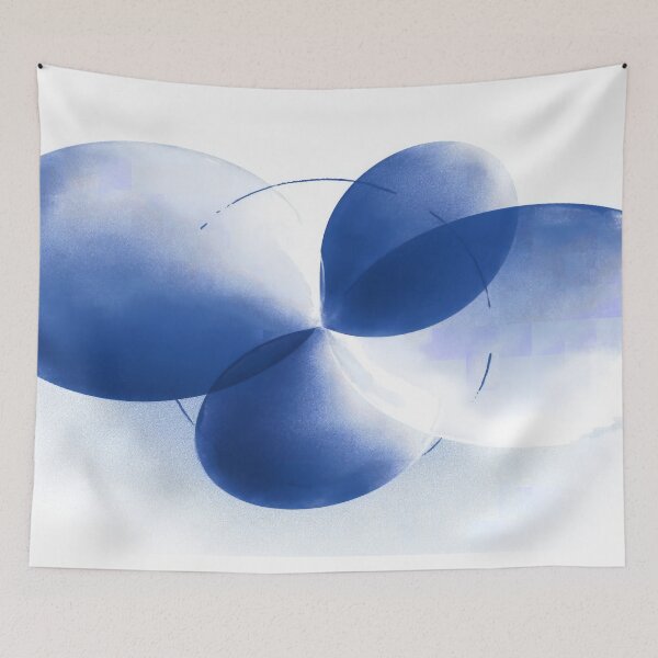 Item preview, 007-001 Indigo Equilibrium, Image 1 of 3 designed and sold by nikoart001.