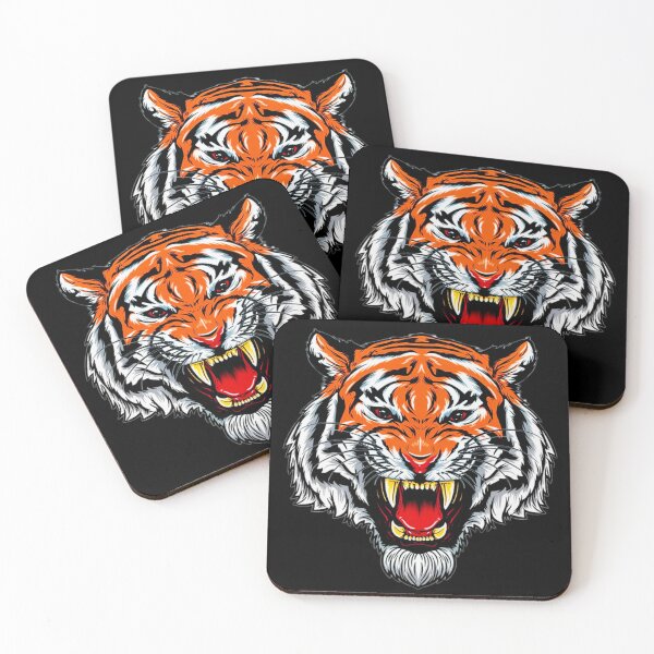 Item preview, Majestic Fierce Tiger Face Illustration designed and sold by StyleBloomes.