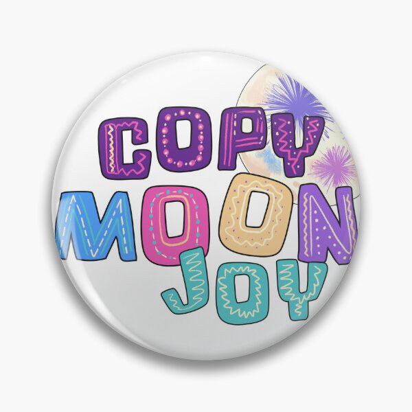 Item preview, Copy moon joy sticker, moon t- shirt print, hand drawn sticker designed and sold by NatalkaP.