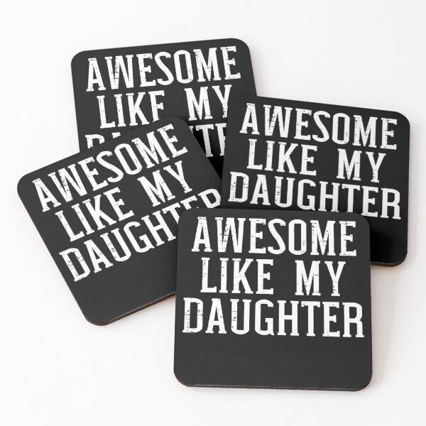 Item preview, awesome like my daughter gifts men funny father's day dad designed and sold by CAnastazyshop.