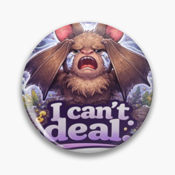 Item preview, Dramatic Bat Sticker – I Can’t Deal – Funny Emotional Bat designed and sold by Pond21.