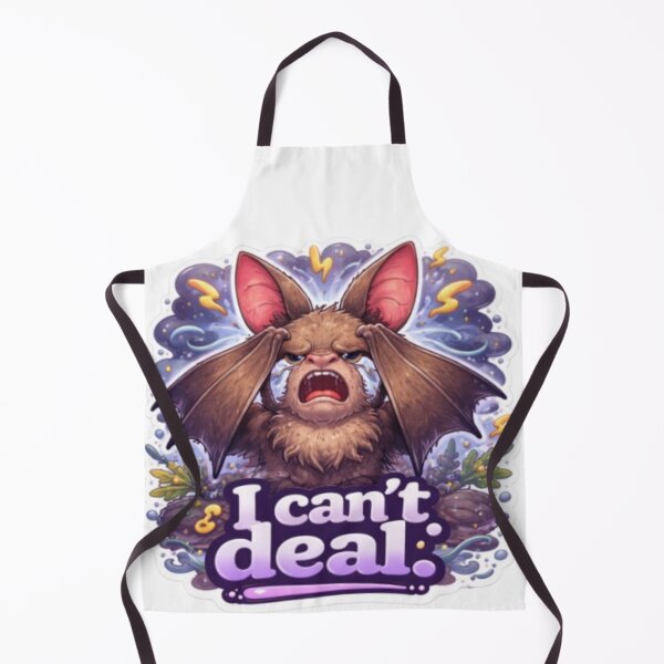Item preview, Dramatic Bat Sticker – I Can’t Deal – Funny Emotional Bat designed and sold by Pond21.