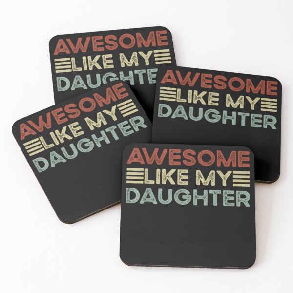 Item preview, awesome like my daughter gifts men funny father's day dad designed and sold by CAnastazyshop.