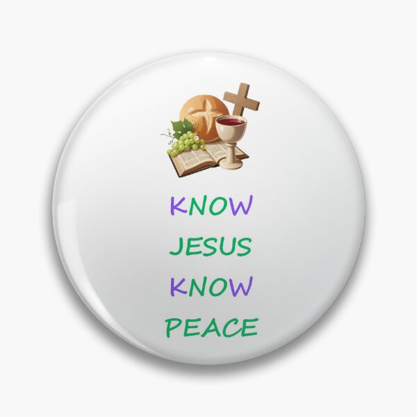 Item preview, Know Jesus Know Peace designed and sold by ArthursDesigns.