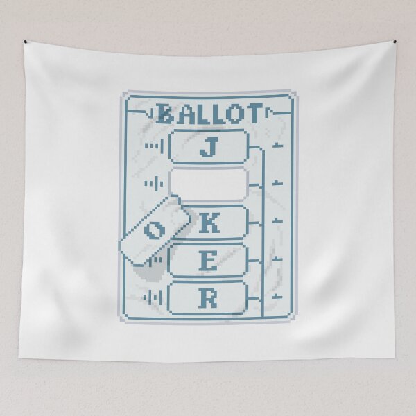 Item preview, Balatro Hanging Chad Joker Card designed and sold by BubblePopRed.