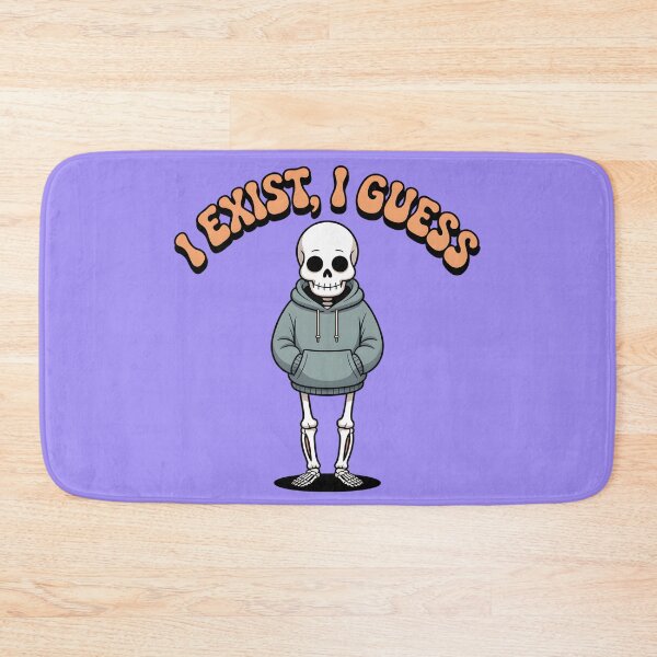 Item preview, I Exist I Guess Skeleton Hoodie T-Shirt | Introvert Existential Funny Skeleton Graphic Tee designed and sold by Raw Tigers.