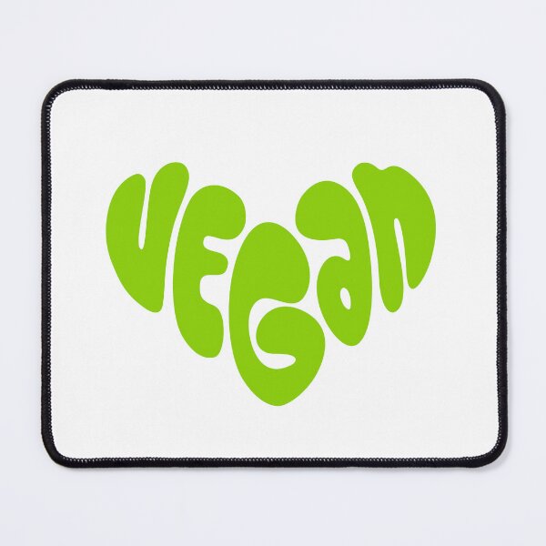 Item preview, Vegan Heart Typography | Green Plant Based Love Design designed and sold by Plant Cult.