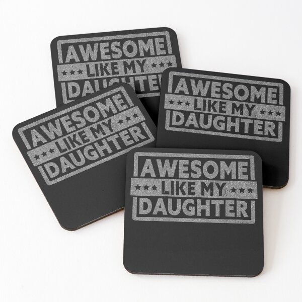 Item preview, awesome like my daughter gifts men funny father's day dad designed and sold by CAnastazyshop.