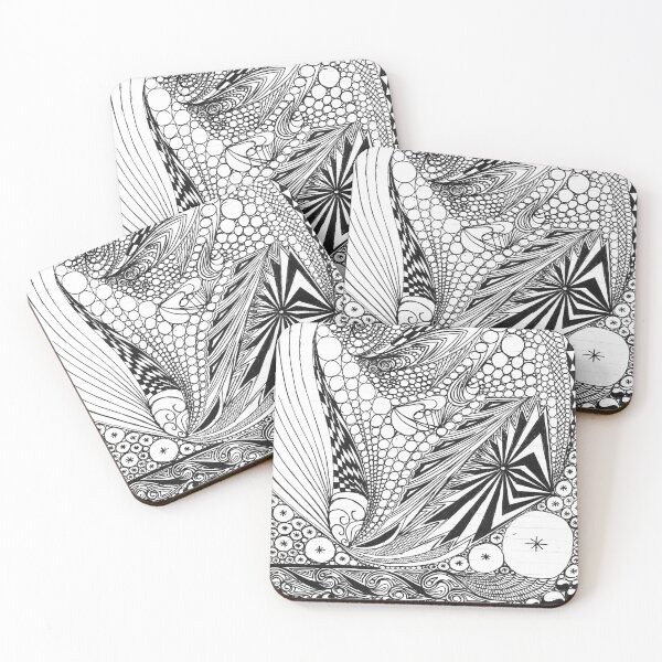 Item preview, Abstract Black and White Design designed and sold by StreetLogicTees.