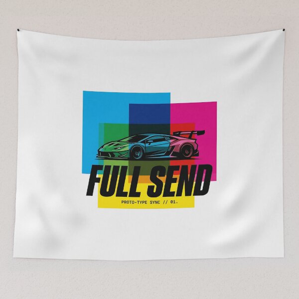 Item preview, Full Send Proto Type Sync 01 Sim Racing Supercar designed and sold by Fenay Designs.