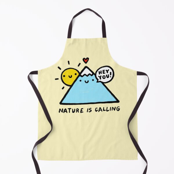 Item preview, Nature Is Calling Cute Mountain | Funny Outdoor Adventure Design designed and sold by Plant Cult.