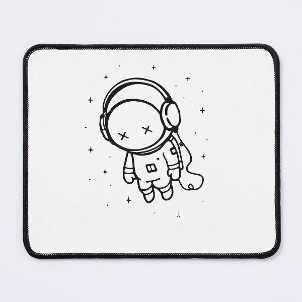 Item preview, Lonely Astronaut Listening to Music designed and sold by Hoffmann-Shop.