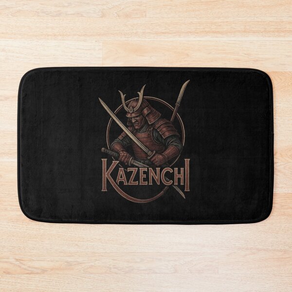 Item preview,  Kazenchi Samurai Warrior Design, Japanese Samurai Shirt, Ronin Bushido Sword, Katana Warrior, Feudal Japan, Asian Samurai Art, Warrior Gift designed and sold by Typologystudios.